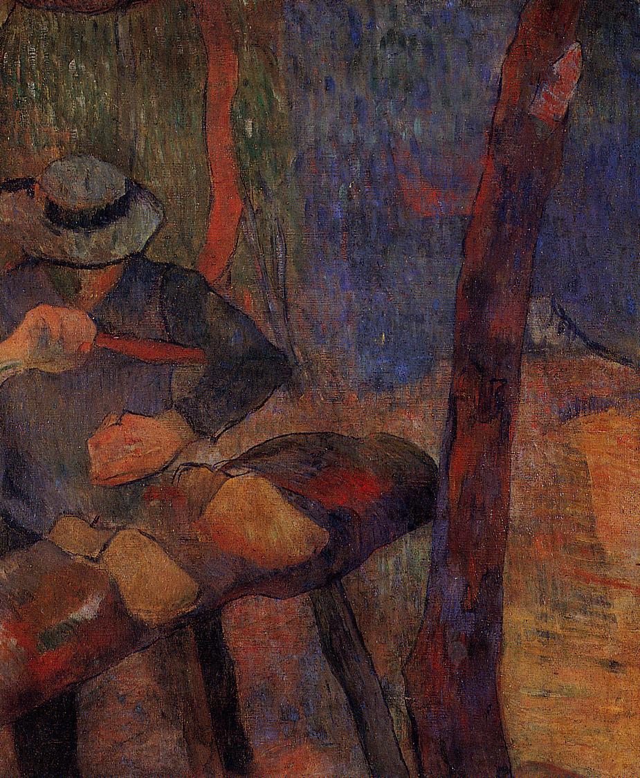 The Clog Maker - Paul Gauguin Painting